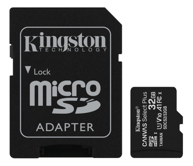 Kingston 32GB microSDHC Canvas Select Plus 100MB/s - 522793 - zdjęcie